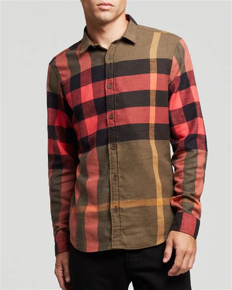 burberry brit holmes button down shirt|burberry clothing website.